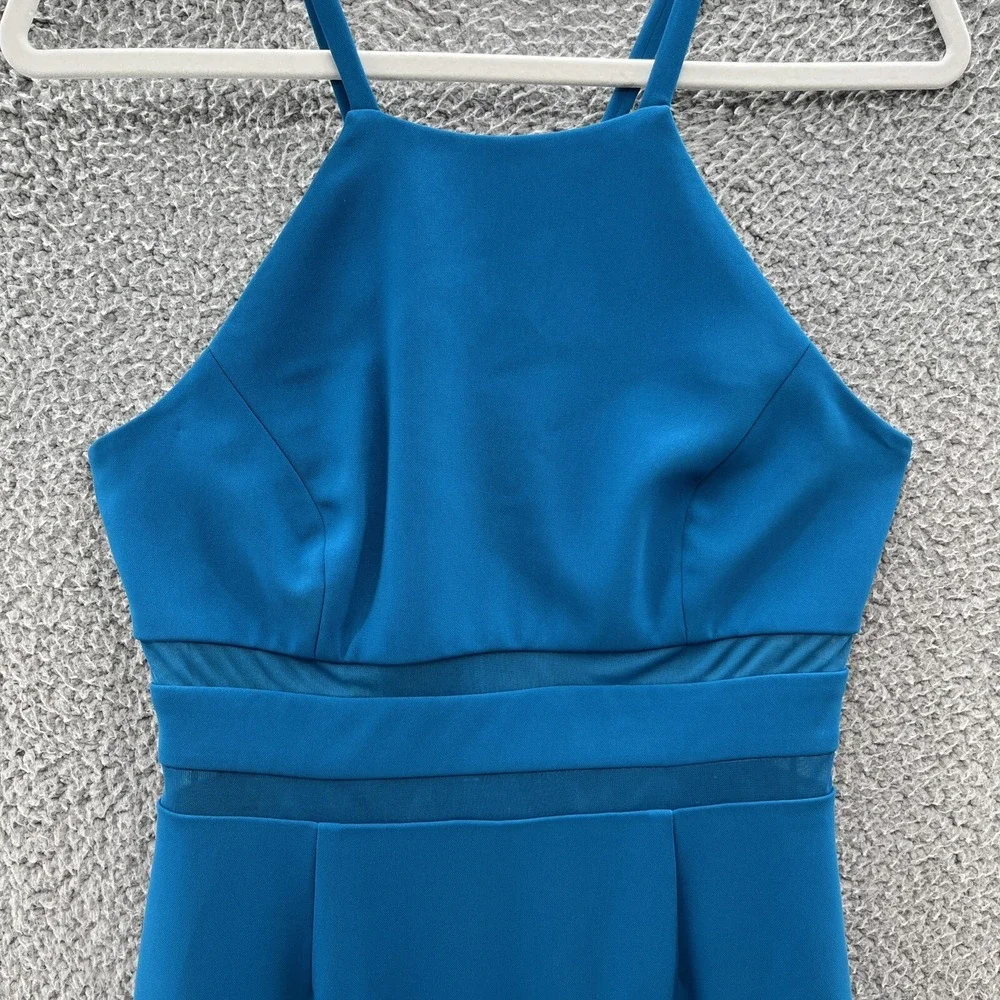 Jay Godfrey‎ Dress Women 4 Blue Sleeveless Cocktail Wiggle Body Con Sheath